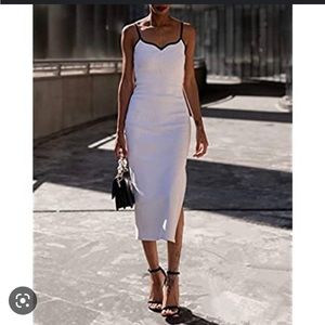 Signed Blake x Amazon the drop white strappy dress